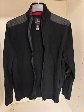 Victorinox Mahale Men’s Black Full-Zip Cardigan Sweater